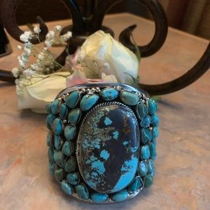 Huge Turquoise Statement Bracelet